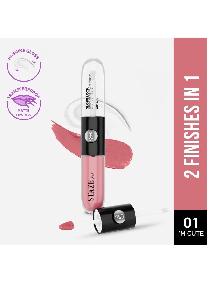 Staze 9to9 Glossy Glam Kit 3 in 1 Makeup Combo with FREE Neon Pouch | MakeUp Kit with 2 in 1 Liquid Lipstick Gloss, Tubing Mascara & Cheek Blush | 12 Hrs Long Lasting | Transfer-proof, Smudgeproof & Waterproof | Party Glossy Look | Bridal Makeup Gift Kit for Women & Girls | 6g - Image 4